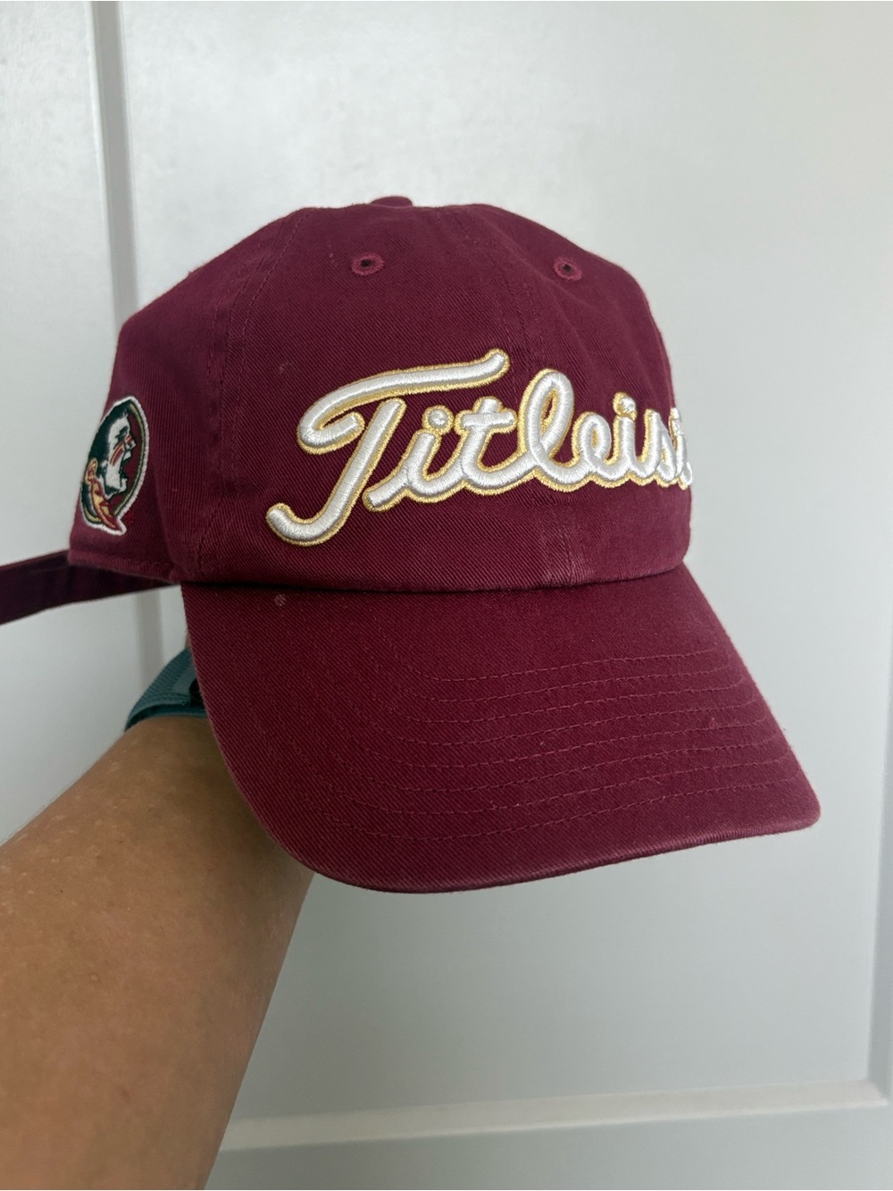 TITLEIST FLORIDA STATE RED SEMINOLES STRABACK HAT